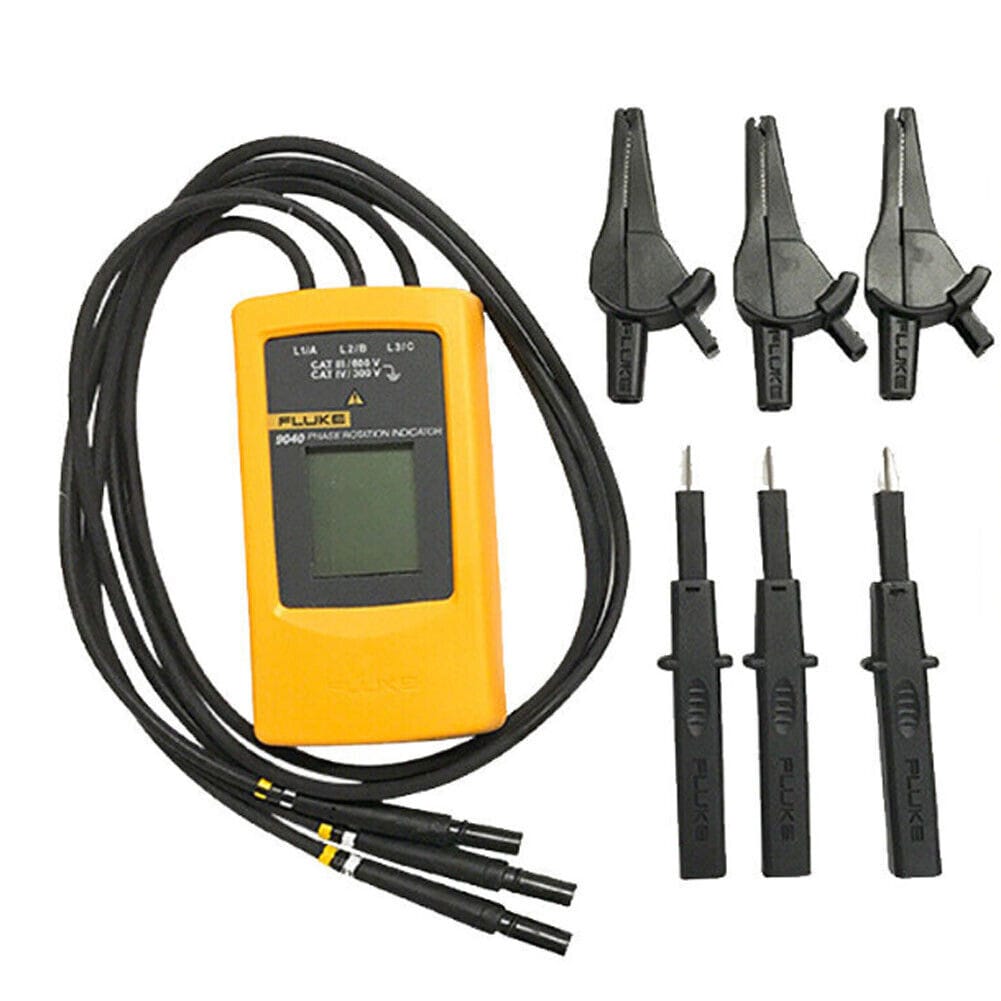 Produktbild von Fluke 9040 Phasendrehungsanzeige – Für 3-Phasen Netze, Zuverlässig & Robust