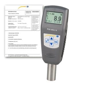Durómetro PCE-DDA 10-ICA incl. certificado de calibración ISO