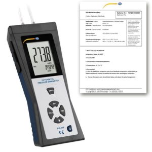 Manómetro PCE-P05-ICA incl. certificado de calibración ISO