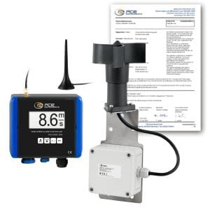 Anemómetro PCE-WSAC 50W 230-ICA incl. certificado de calibración ISO