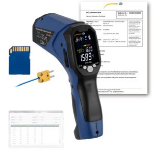 Termómetro infrarrojo PCE-895-ICA incl. certificado de calibración ISO