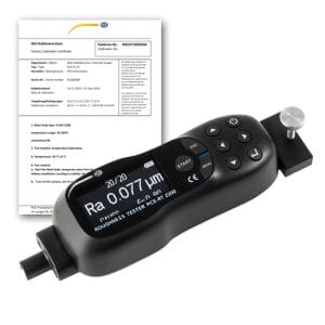 Rugosímetro PCE-RT 2200-ICA incl. certificado de calibración ISO