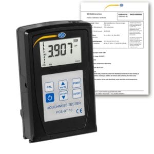 Rugosímetro PCE-RT 10-ICA incl. certificado de calibración ISO