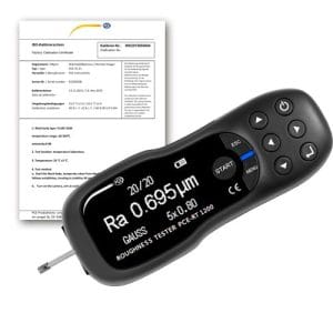 Rugosímetro PCE-RT 1200-ICA incl. certificado de calibración ISO
