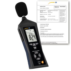 Sonómetro Bluetooth PCE-323-ICA incl. certificado de calibración ISO