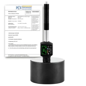 Durómetro PCE-2500N-ICA incl. certificado calibración ISO