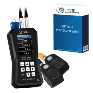 Caudalímetro ultrasónico PCE-TDS 200+ M-SW-KIT software incluido