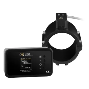 Caudalímetro ultrasónico de instalación fija PCE-UFM 65CU