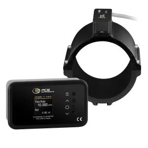 Caudalímetro ultrasónico de instalación fija PCE-UFM 80CU