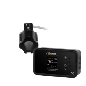 Caudalímetro ultrasónico de instalación fija PCE-UFM 20PVC