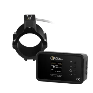 Caudalímetro ultrasónico de instalación fija PCE-UFM 50PVC