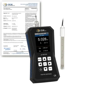 pH-metro PCE-PH 228-ICA incl. certificado calibración ISO
