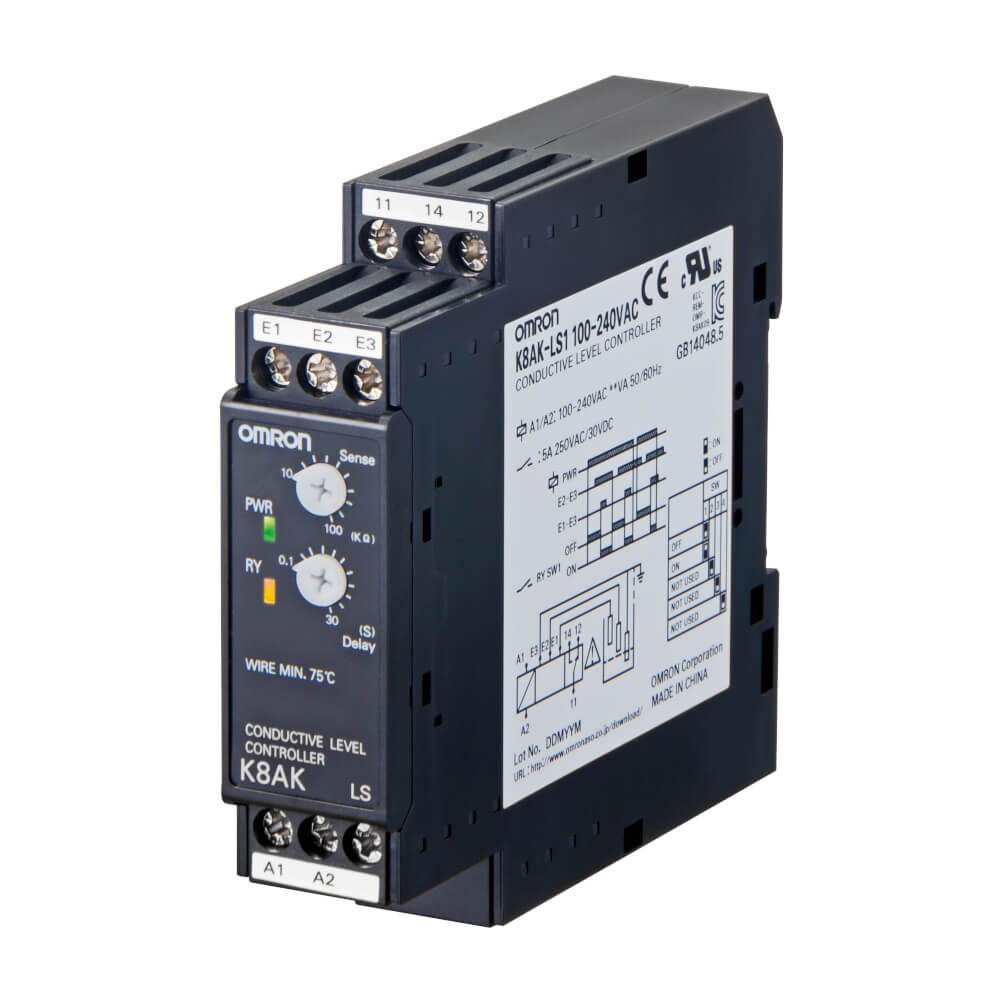 OMRON K8AK-LS1 24VAC/DC — relé de control de nivel