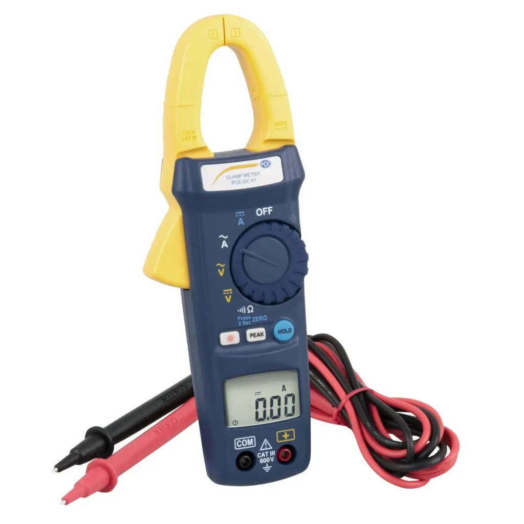 Pinza amperimétrica PCE-DC 41